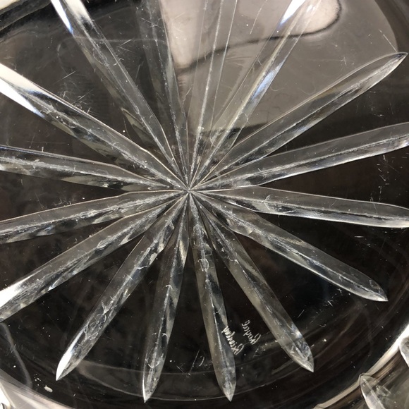 ROYAL BRIERLEY, Beautifully Cut Round Candy/Nut/Serving Bowl, 7 1/2” Signed - Picture 6 of 6